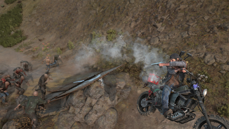 Illustration for article titled Even A Motorcycle Stunt Race Can't Make Days Gone Feel Less Gloomy